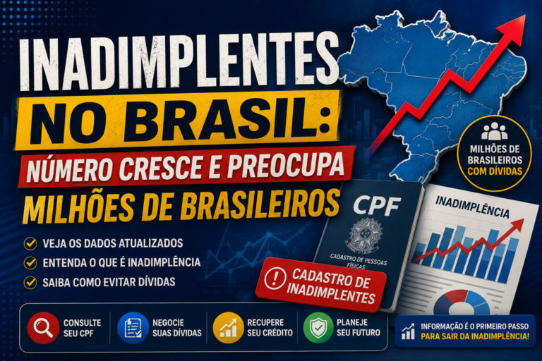 Inadimplentes no Brasil: entenda o aumento das dívidas
