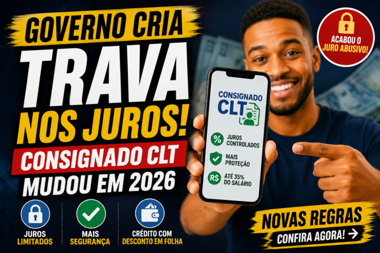 Consignado CLT 2026: governo cria trava nos juros e contratos podem até ser anulados