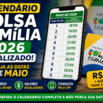 Calendário Bolsa Família 2026 Atualizado: veja datas de maio e valores