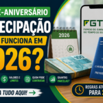 Como funciona a antecipação do saque-aniversário em 2026
